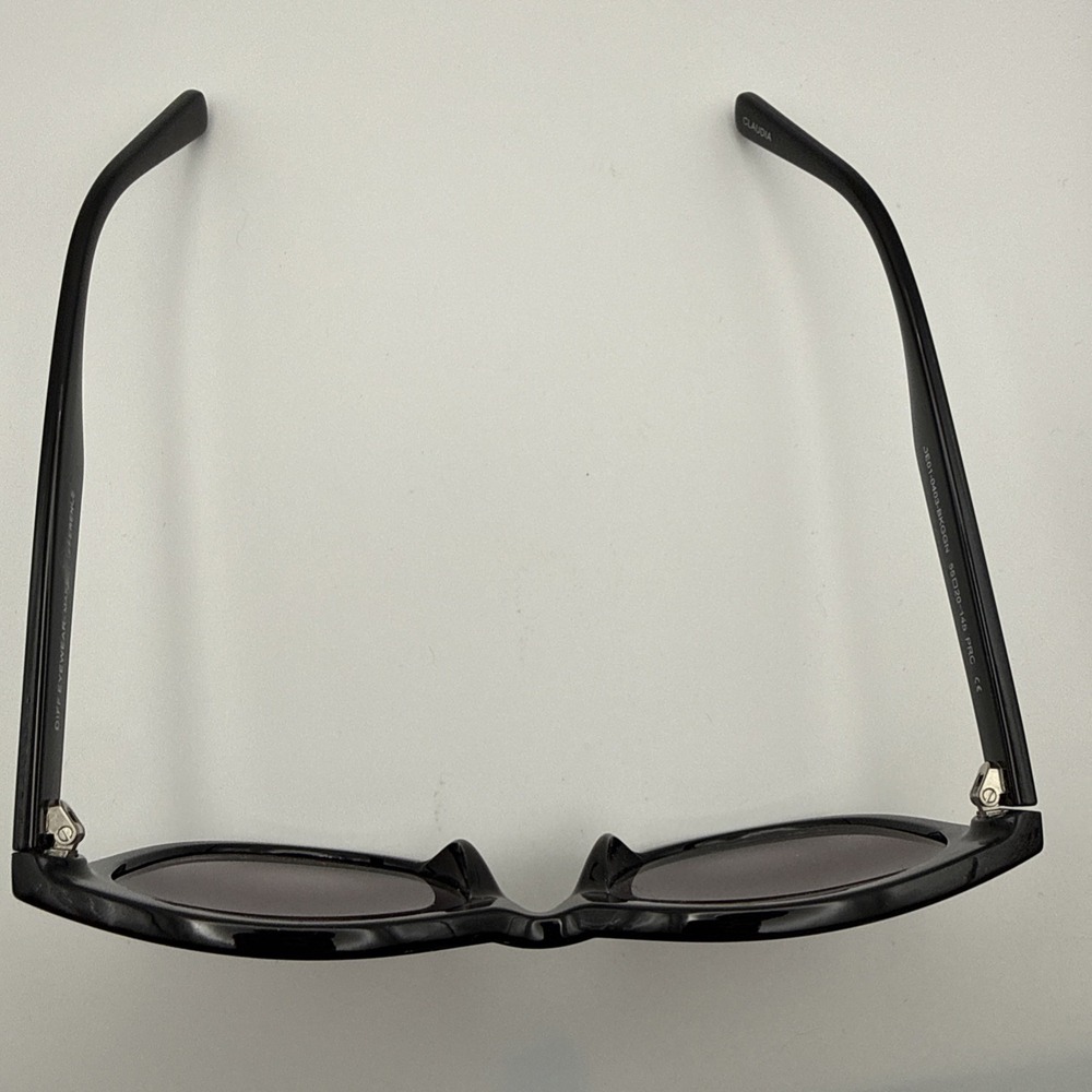 DIFF "Claudia" Oversized Thick Sunglasses Black Frame Gray Gradient Lens- Excell - Picture 6 of 9
